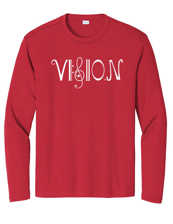 True Red Vision Long Sleeve Competitor Tee