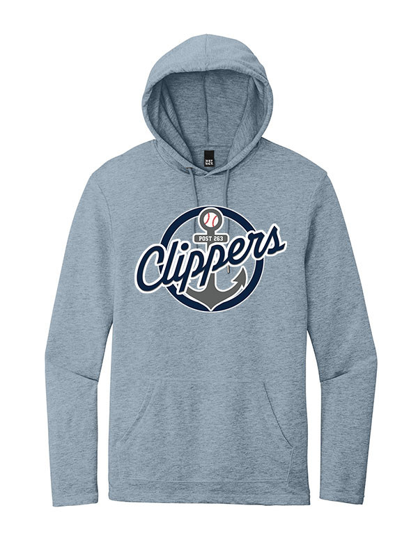 Flint Blue Heather District ® Featherweight French Terry ™ Clipper Anchor Hoodie