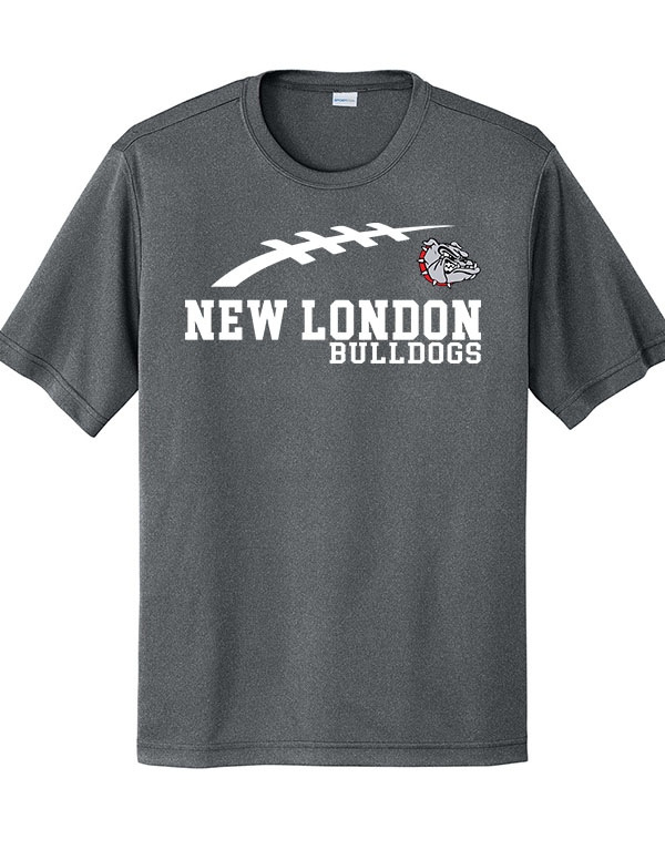 Iron Grey New London Bulldogs Dri-Fit Tee