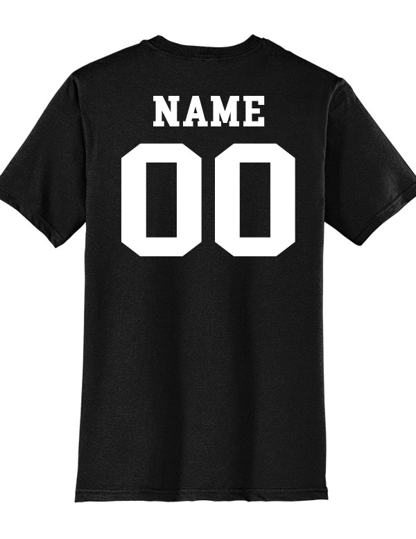 Black New London Football Field Soft Cotton Tee 2