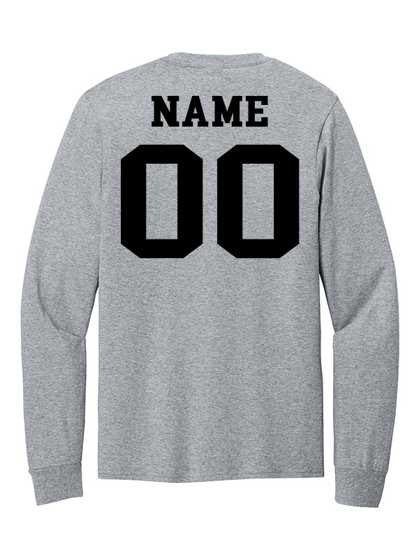 Athletic Heather New London Football Field Cotton Long Sleeve 2