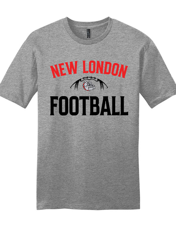 Grey Frost New London Football Soft Cotton Tee