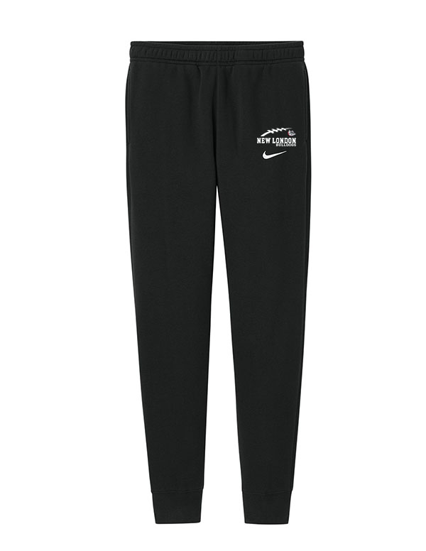 Black New London Bulldogs Nike Joggers