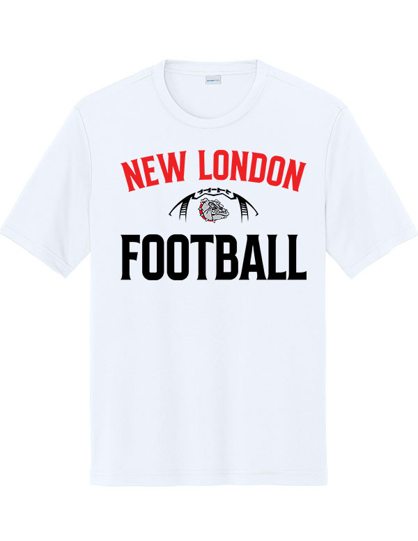 White New London Football Dri-Fit Tee