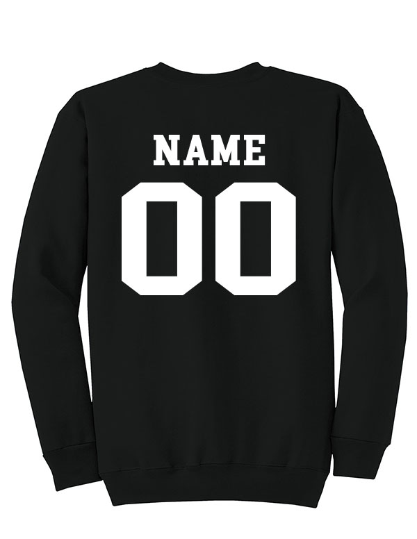 Jet Black  New London Football Field Crewneck 2