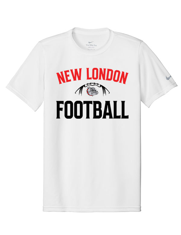 White New London Football Nike Tee