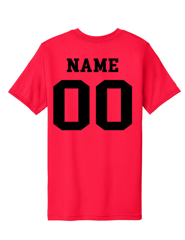 University Red  New London Gridiron Club Nike Tee 2