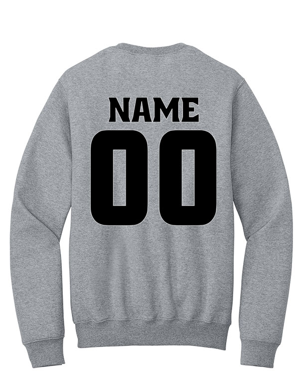 Athletic Heather New London Gridiron Club Pocket Crewneck 2