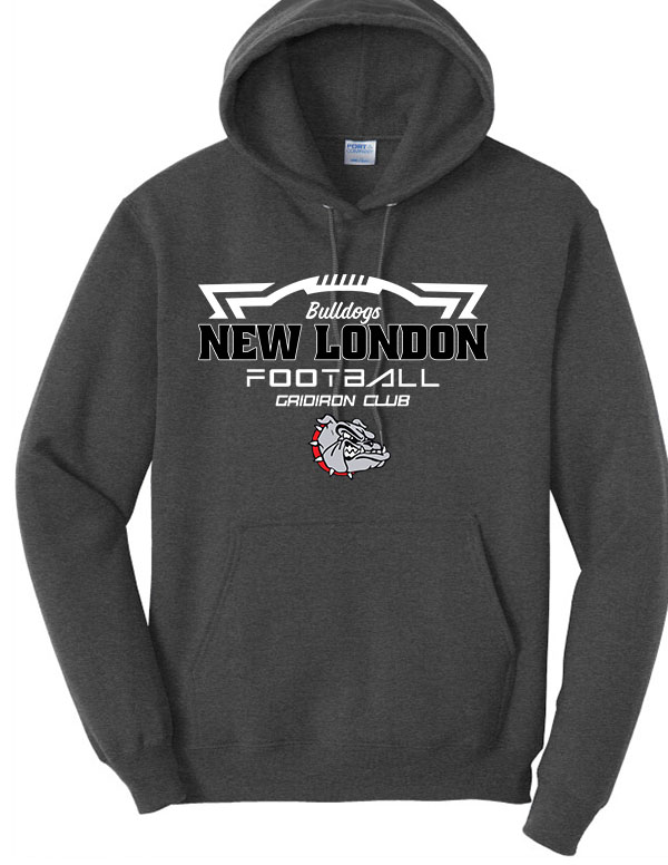 Dark Heather Grey New London Gridiron Club Sweatshirt