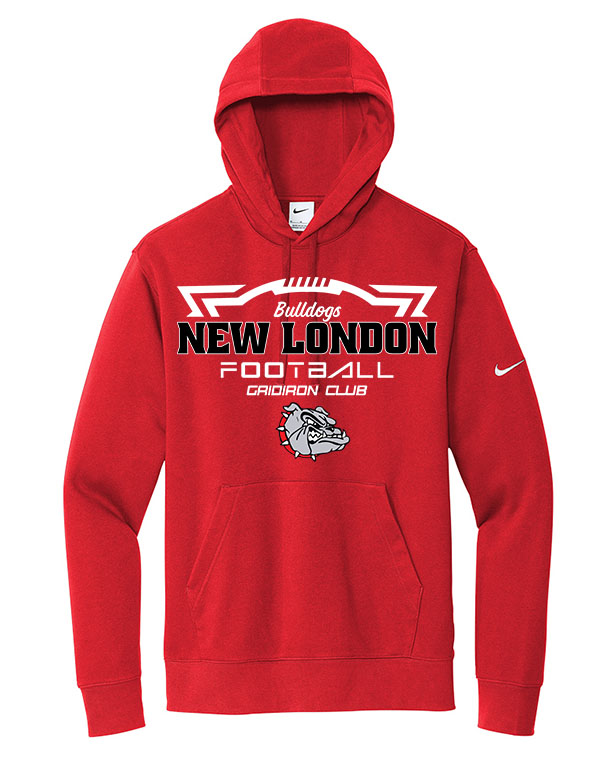 University Red New London Gridiron Club Nike Sweatshirt