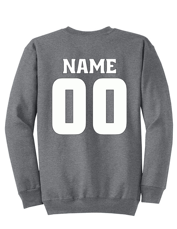 Graphite Heather New London Gridiron Club Crewneck  2