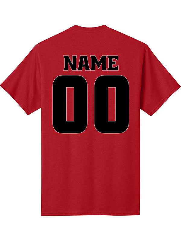 Red New London Gridiron Club Core T-Shirt 2