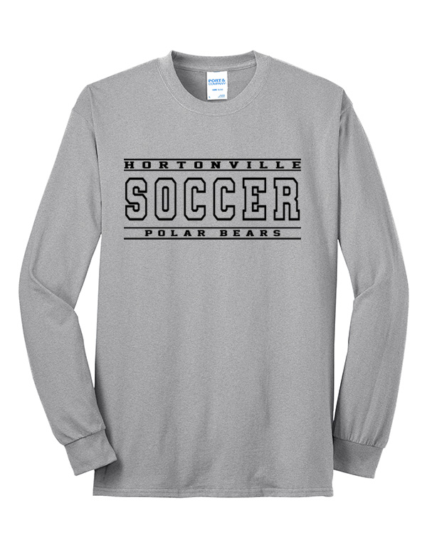 Ash Hortonville Soccer Basic Core Blend Long Sleeve