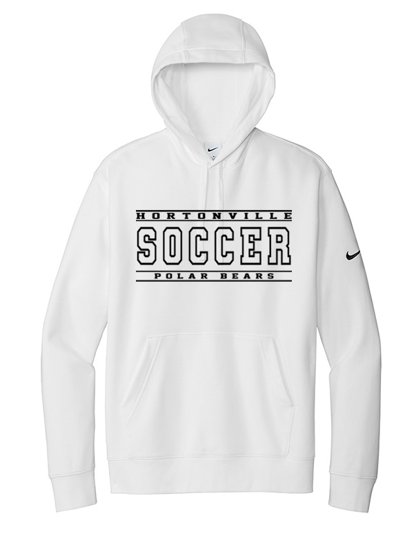 White Hortonville Soccer Basic Nike Sweatshirt