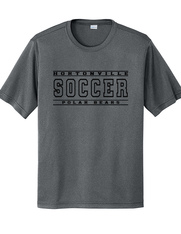 Iron Grey Hortonville Soccer Basic Dri-Fit Tee