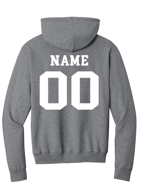 Graphite Heather Hortonville Soccer Polar Bear Sweatshirt 2