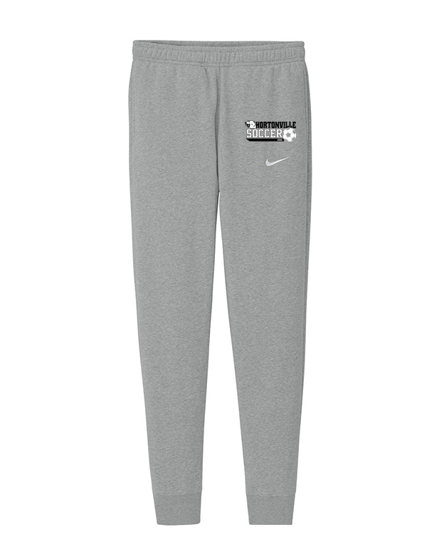 Dark Grey Heather Hortonville Soccer Polar Bear Nike Fleece Jogger