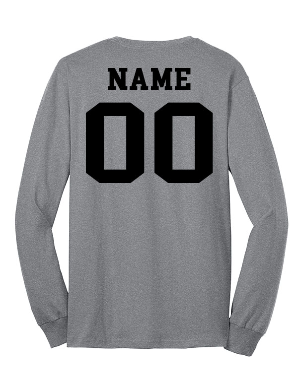 Athletic Heather Hortonville Soccer Championship Core Blend Long Sleeve 2