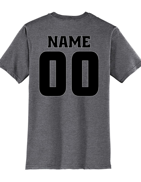 Heathered Charcoal Hortonville Soccer Polar Bear SoftStyle Tee 2