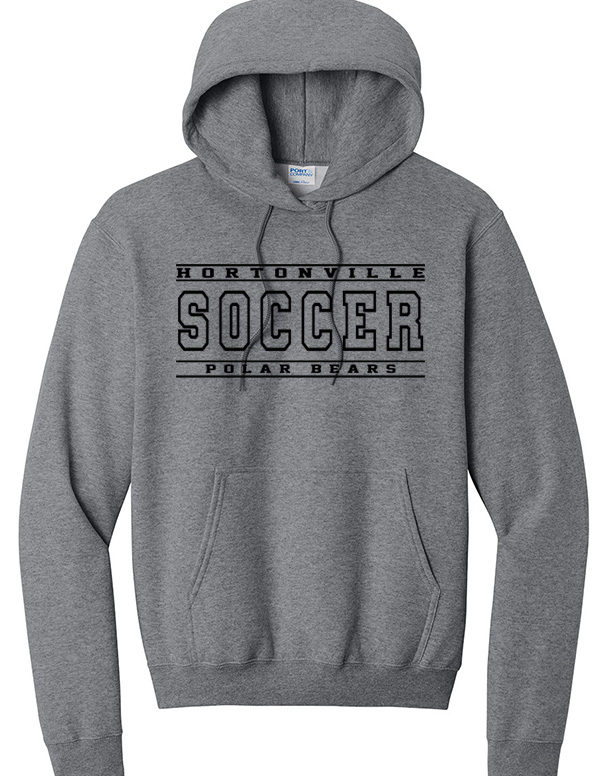 Graphite Heather Hortonville Soccer Basic Sweatshirt