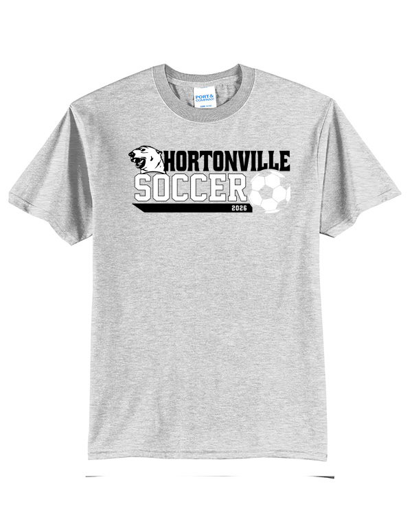 Ash Hortonville Soccer Polar Bear Core Blend Tee