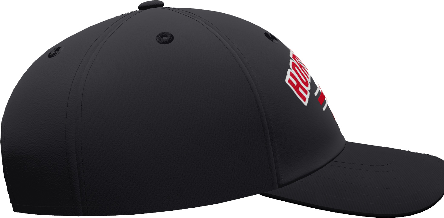 Black Hybrid Snapback Dad Cap 2