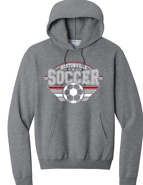 Graphite Heather Hortonville Soccer Championship Sweatshirt