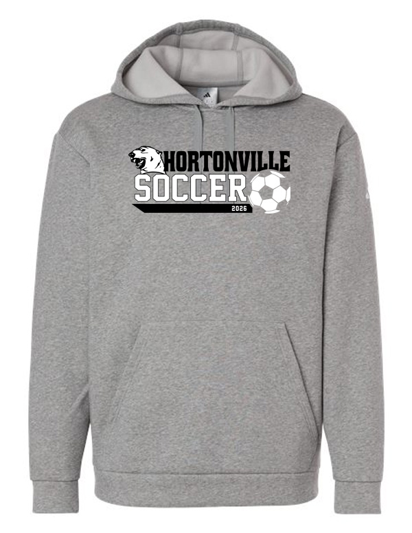 Medium Grey Heather Hortonville Soccer Polar Bear Adidas Sweatshirt