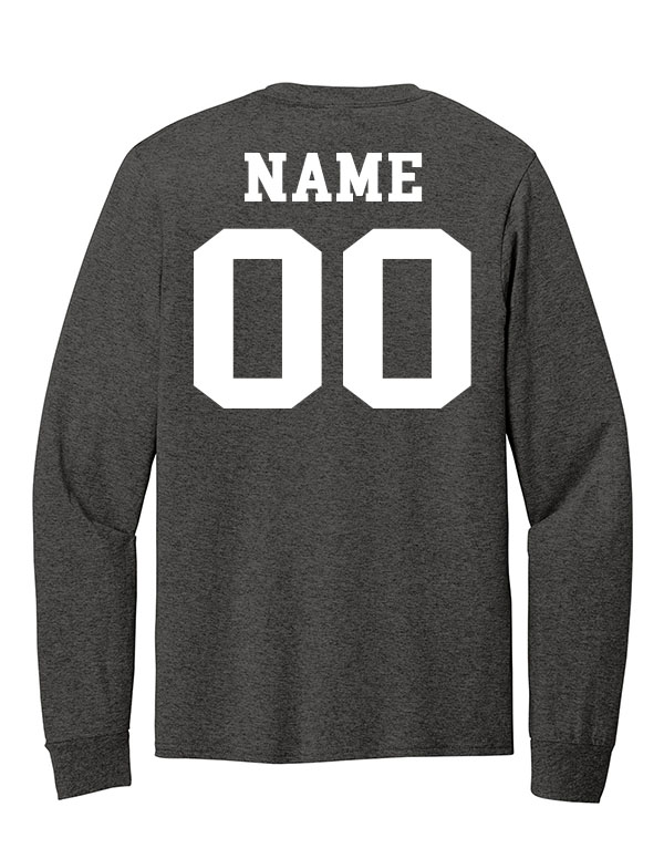 Dark Heather Grey Hortonville Soccer Championship Cotton Long Sleeve 2
