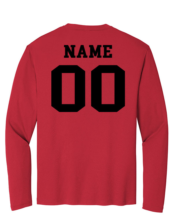 True Red Hortonville Soccer Polar Bear Dri-Fit Long Sleeve 2