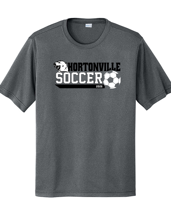Iron Grey Hortonville Soccer Polar Bear Dri-Fit Tee