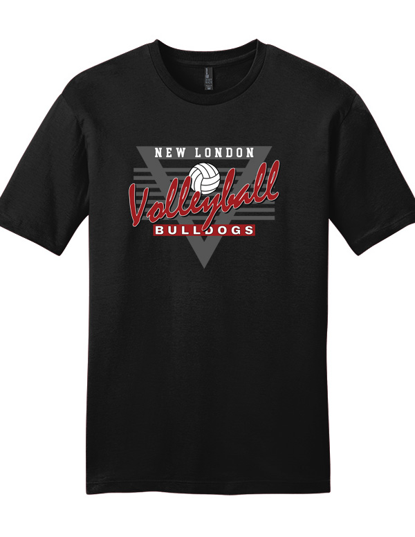 Black Retro SoftStyle Tee