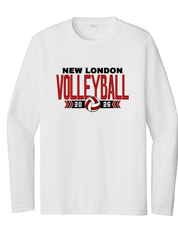 White  NL Volleyball Dri-Fit Long Sleeve