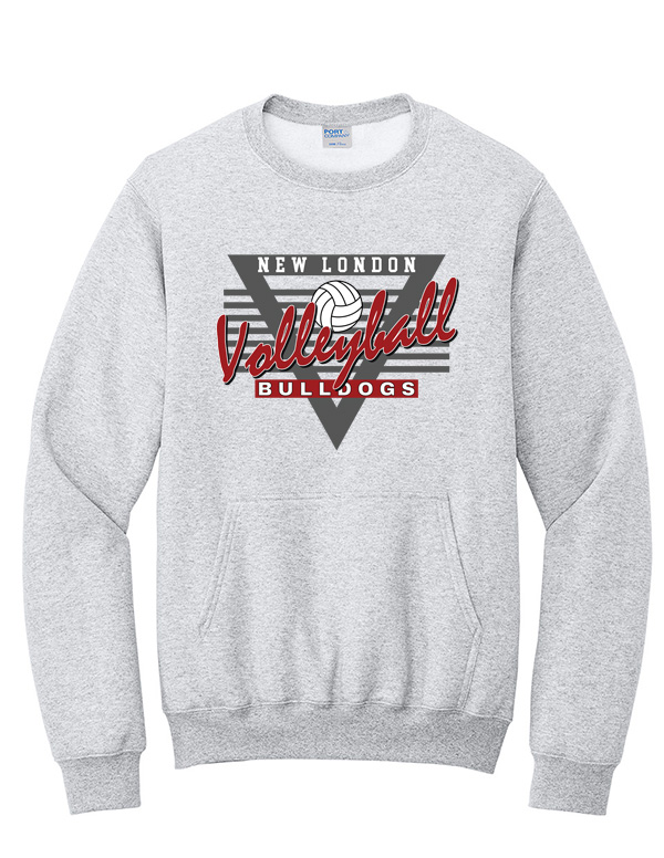 Ash Retro Pocket Crewneck