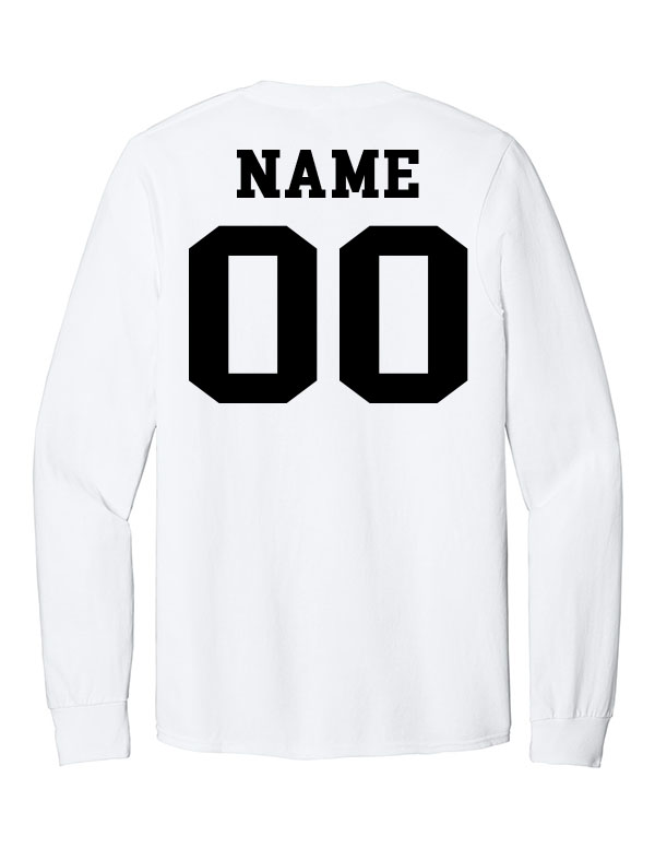 White NL Volleyball Cotton Long Sleeve 2
