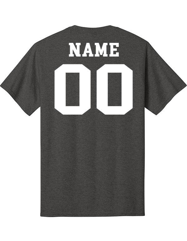 Dark Heather Grey NL Volleyball Core Tee 2