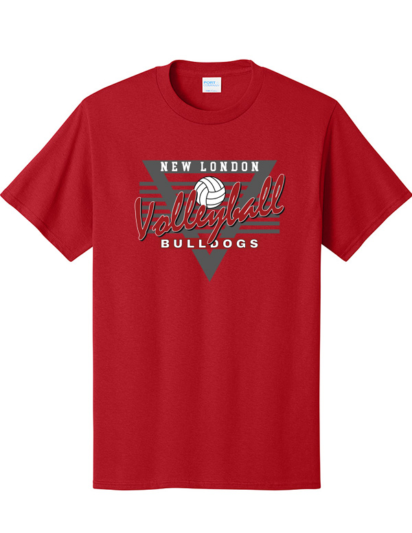 Red Retro Core Tee