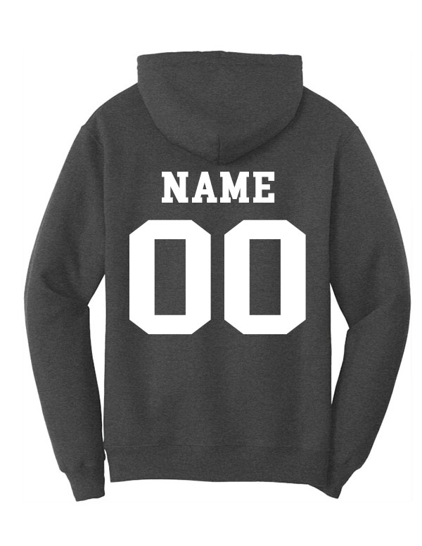 Dark Heather Grey NL Volleyball Sweatshirt 2