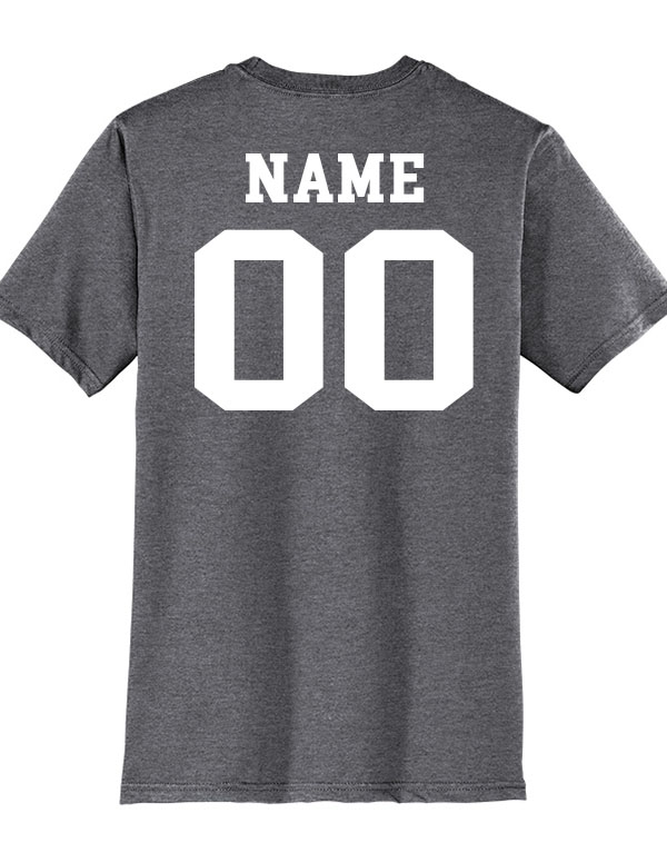 Heathered Charcoal NL Volleyball SoftStyle Tee 2
