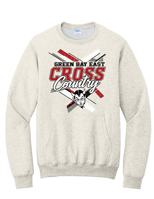 Oatmeal Heather GB East XC Pocket Crewneck