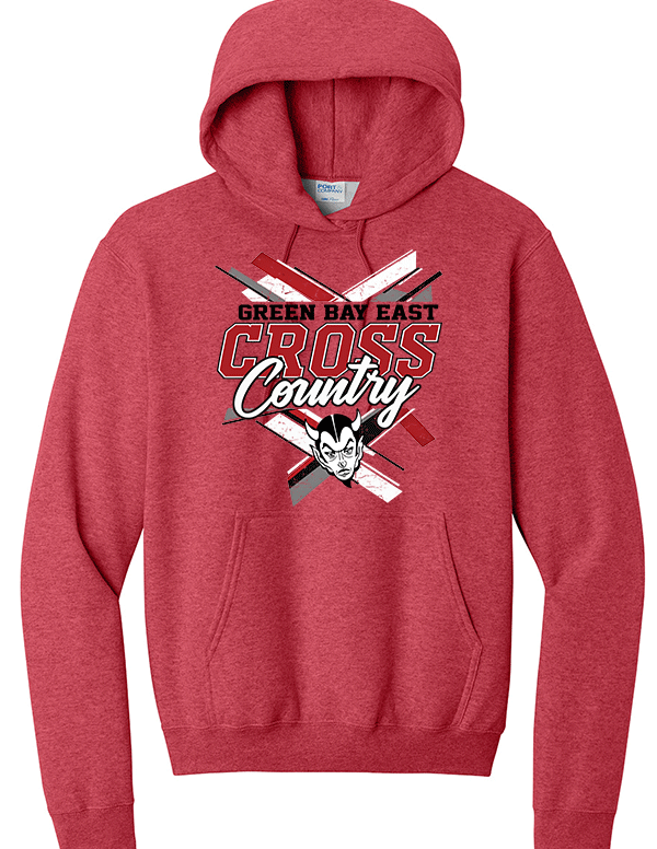 Heather Red GB East XC Sweatshirt
