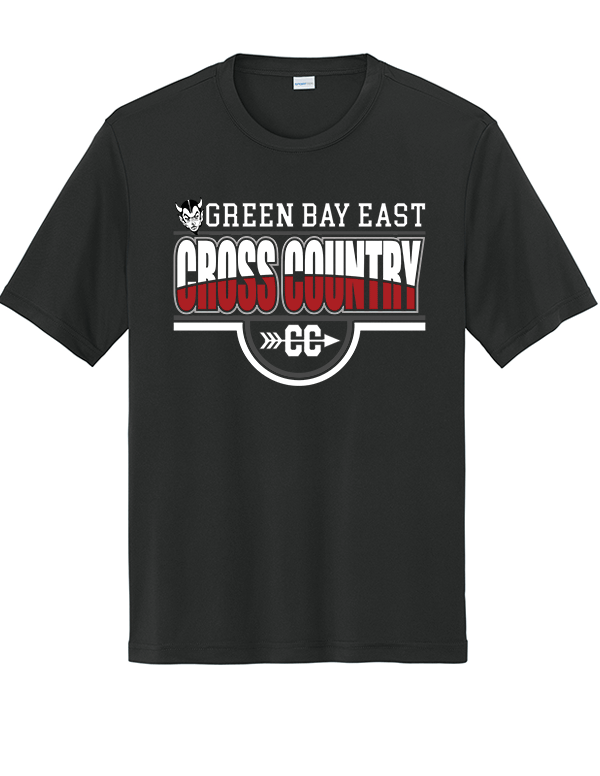 Black Cross Country Dri-Fit Tee