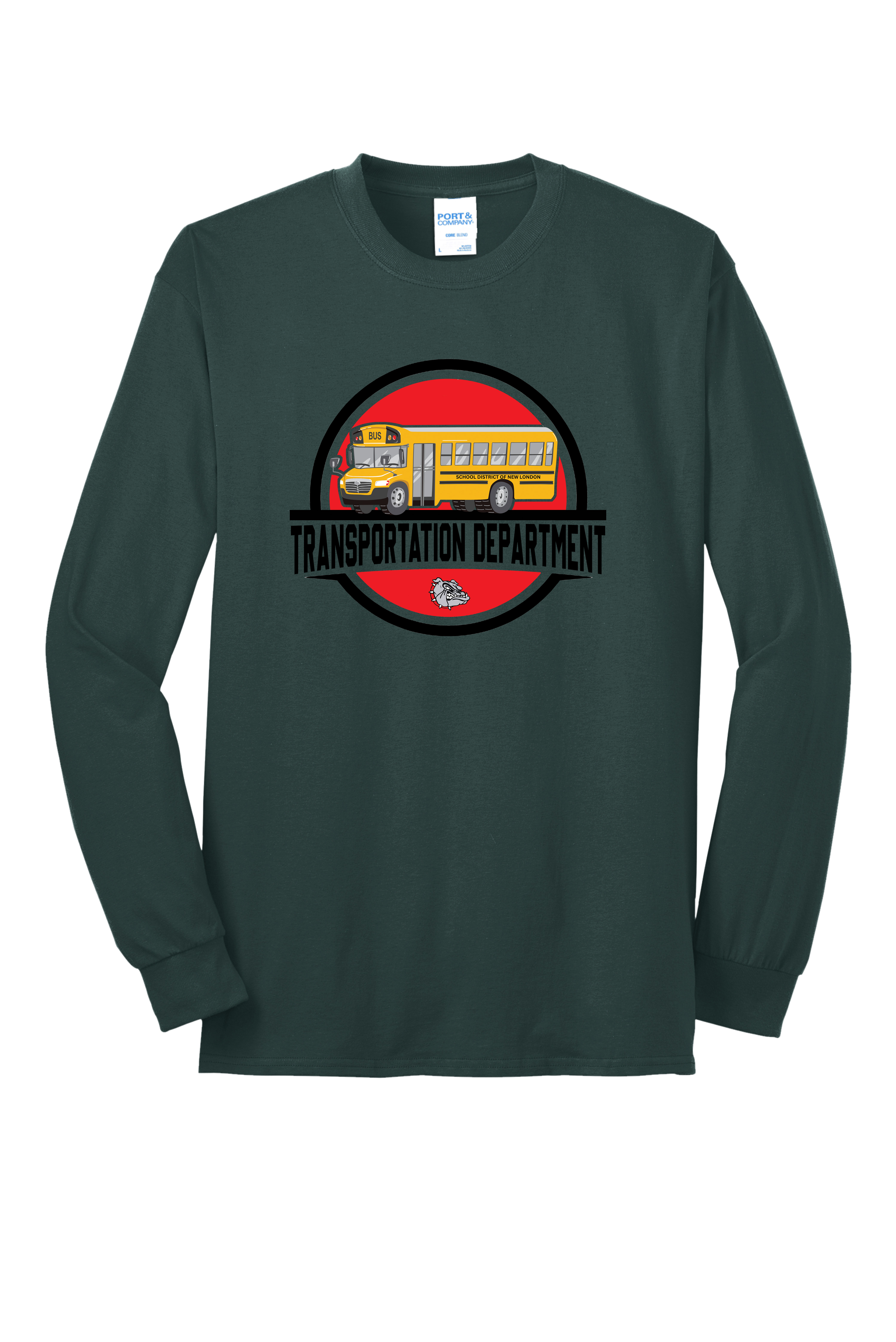 Dark Green Transportation Core Blend Long Sleeve