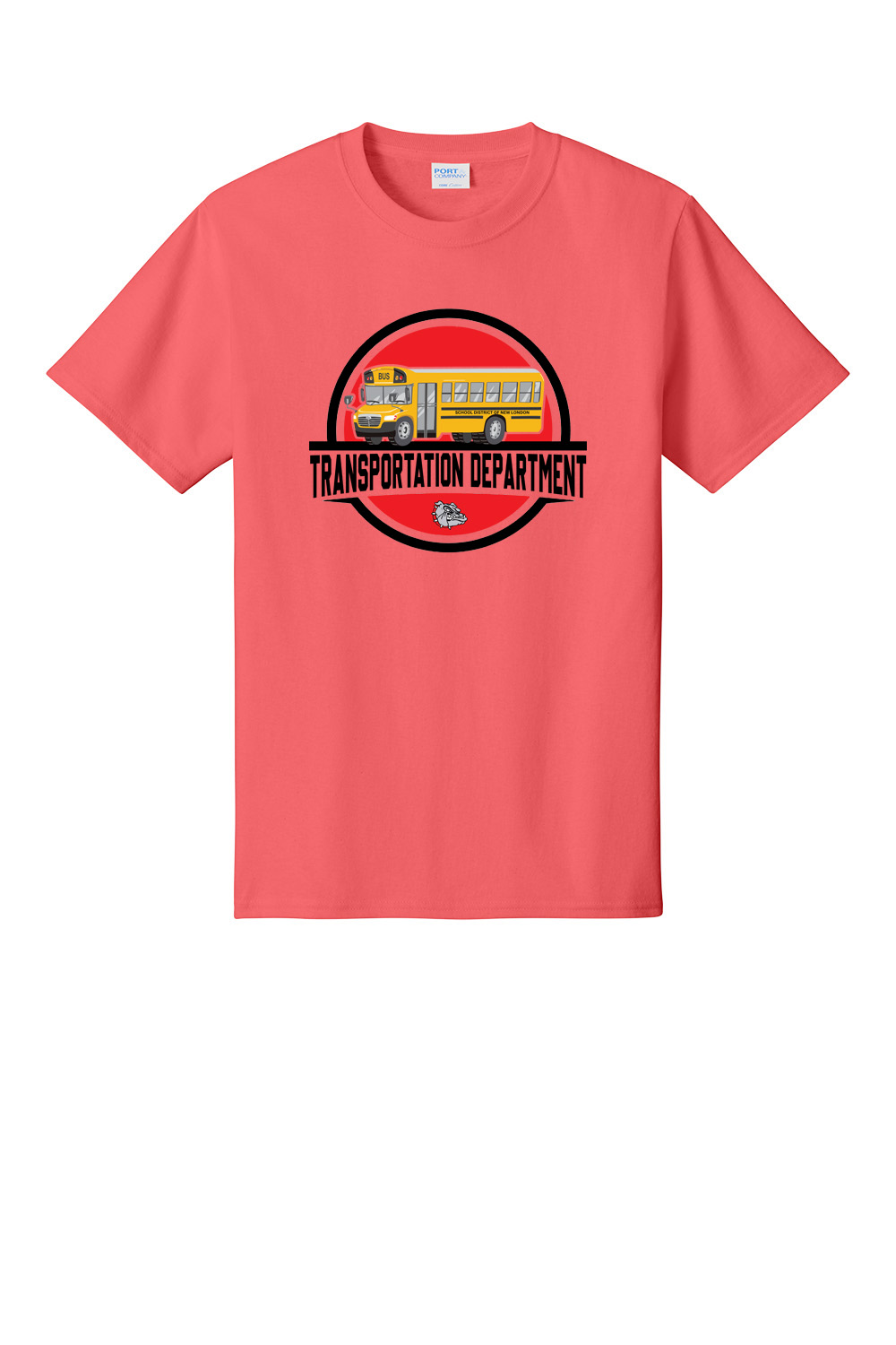 Coral Transportation Core Cotton Tee
