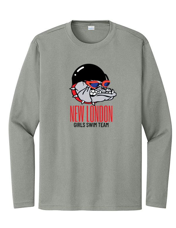 Grey Concrete Heather Cap and Goggles Dri-Fit Long Sleeve