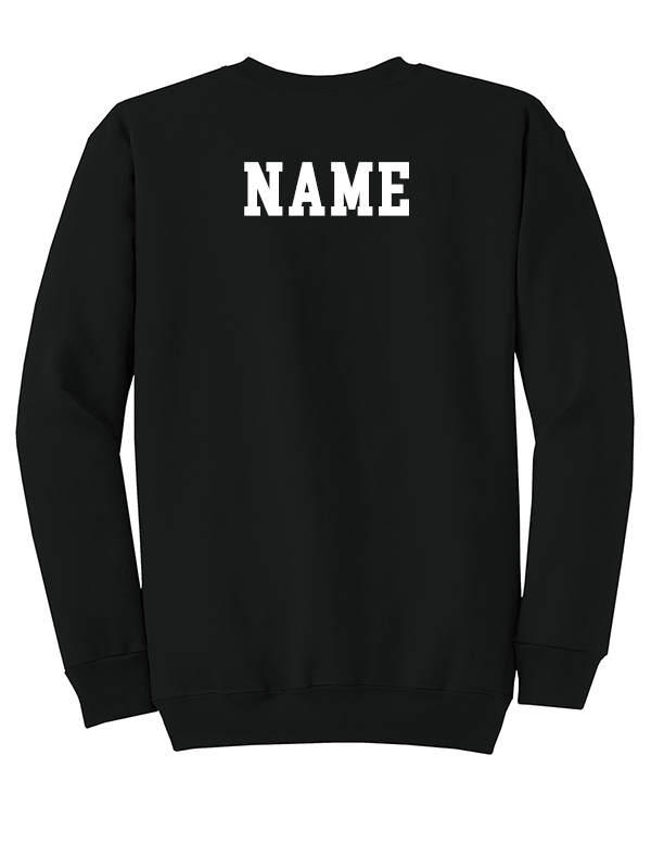 Jet Black  Swimming Pool Crewneck 2