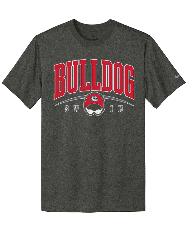 Dark Smoke Heather Bulldog Swim Nike Tee