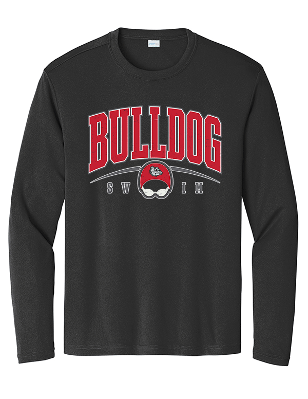 Black Bulldog Swim Dri-Fit Long Sleeve