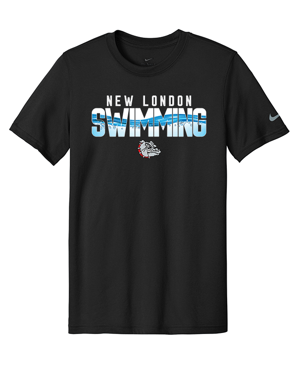 Black Swimming Pool Nike Tee