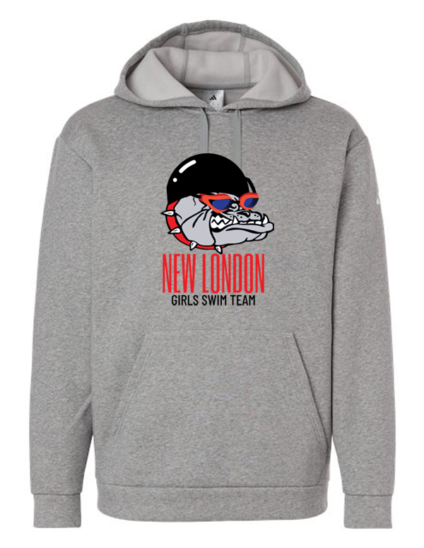 Medium Grey Heather Cap and Goggles Adidas Sweatshirt